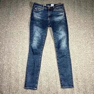 AG Adriano Goldschmied The Middi Ankle Mid-Rise Legging Skinny Jeans Size 27 R